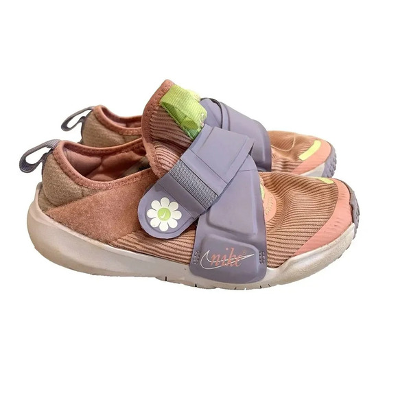 Nike Other - Nike Flex Advance SE PS Kids Girls 13 Youth Pink Flower Peace Athletic Shoes